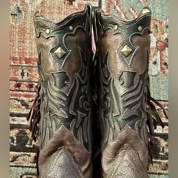 EUC Corral Leather Cowboy Boots Sz 10M - Picture 5 of 10